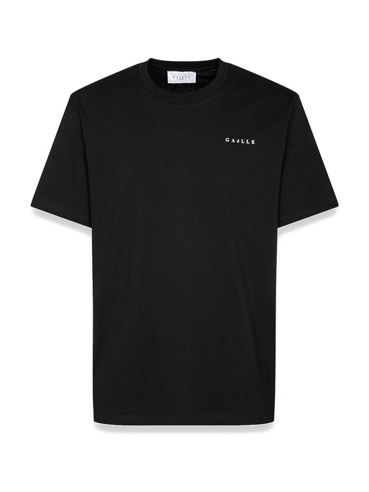 Gaelle T-shirt Fit.basic Con Applicazione - T-Shirt Uomo - Nero