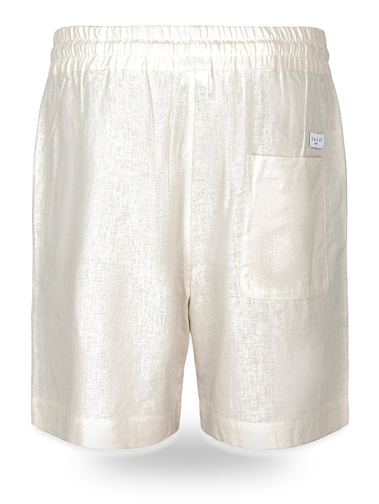 Gaelle Bermuda In Lino - Shorts Uomo - Beige