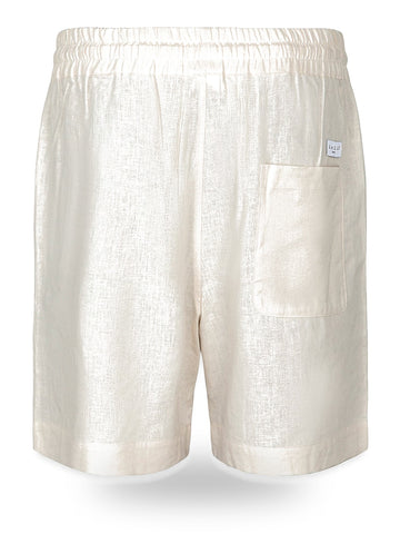 Gaelle Bermuda In Lino - Shorts Uomo - Beige