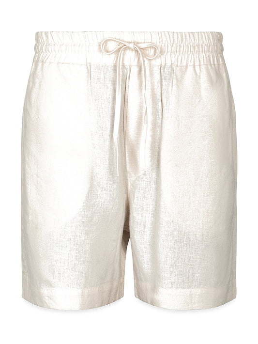 Gaelle Bermuda In Lino - Shorts Uomo - Beige