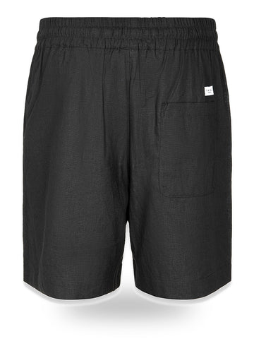 Gaelle Bermuda In Lino - Shorts Uomo - Nero