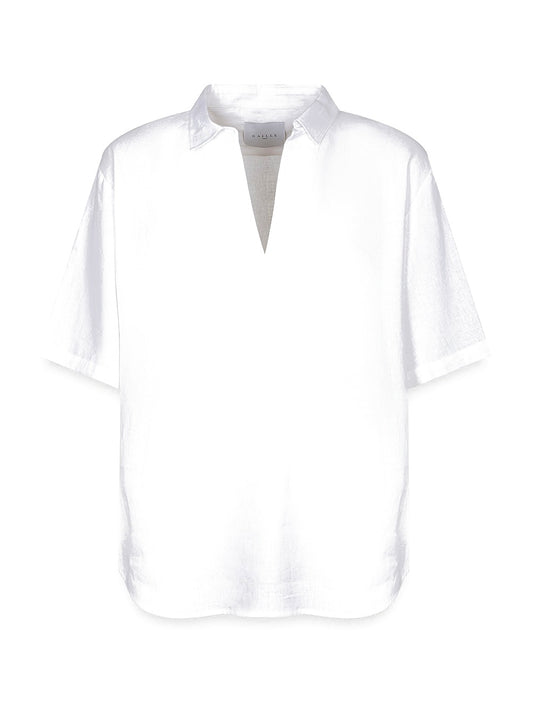 Gaelle Camicia In Lino - Camicie Uomo - Bianco