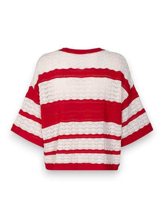Gaelle Maglia M/M A Righe - Maglieria Donna - Rosso