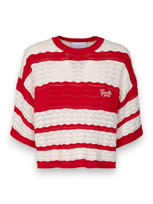Gaelle Maglia M/M A Righe - Maglieria Donna - Rosso