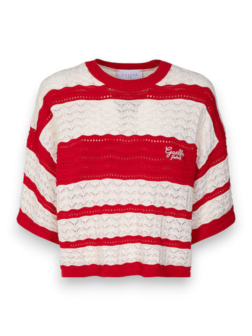 Gaelle Maglia M/M A Righe - Maglieria Donna - Rosso