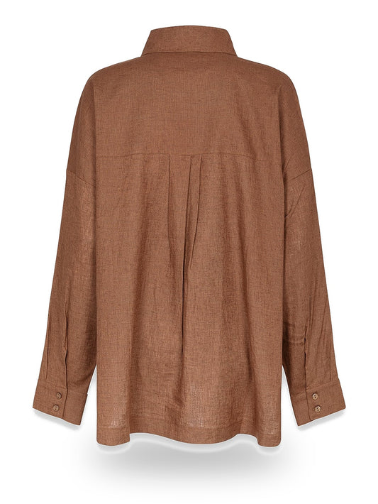 Gaelle Camicia Manica Lunga In Mistolino - Camicie Donna - Moka