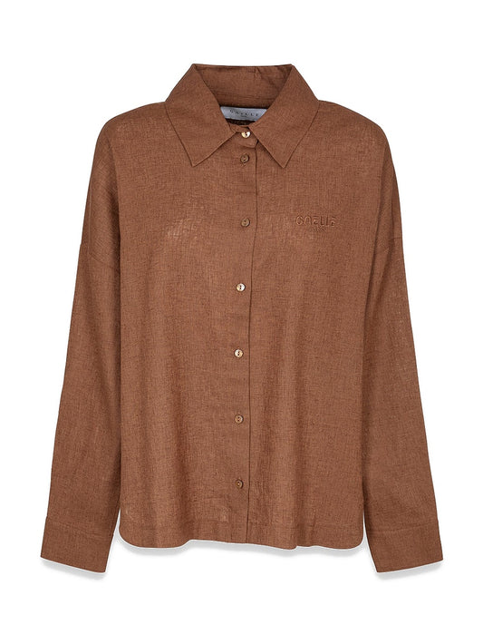 Gaelle Camicia Manica Lunga In Mistolino - Camicie Donna - Moka