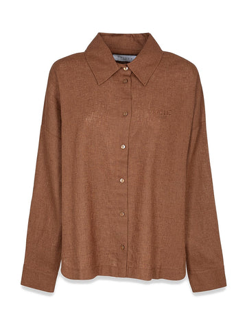 Gaelle Camicia Manica Lunga In Mistolino - Camicie Donna - Moka
