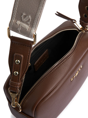 Gaelle Regular Camera Bag Con Tracolla Jacquard - Borse Donna - Moka