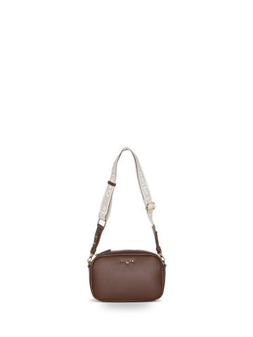 Gaelle Regular Camera Bag Con Tracolla Jacquard - Borse Donna - Moka