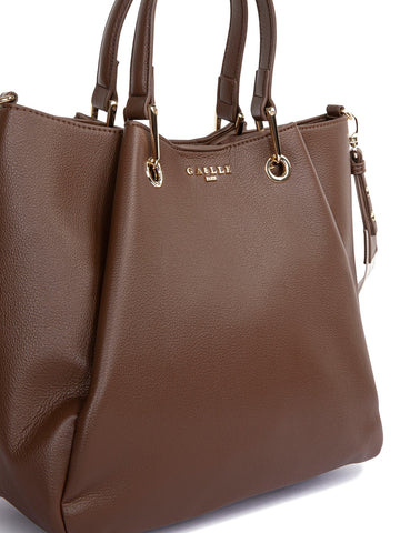 Gaelle Maxi Hand Bag Tracolla Jacquard - Borse Donna - Moka