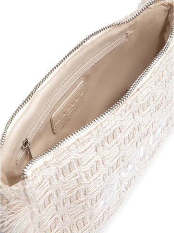 Gaelle Regular Pochette Ricamo Logo - Borse Donna - Beige