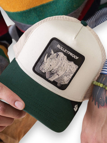 Goorin Bros Bulletproof Trucker - Cappelli Uomo - Chalk/Sea
