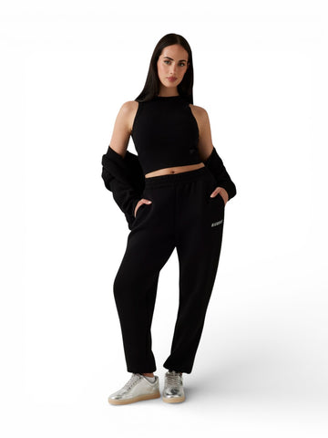 Guess Athleisure Cecilia Scuba Jogger Pants - Pantaloni Donna - Nero