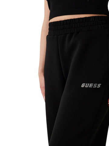 Guess Athleisure Cecilia Scuba Jogger Pants - Pantaloni Donna - Nero