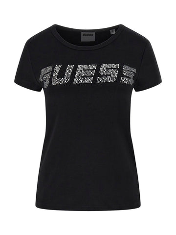 Guess Athleisure Kiara Ss T-shirt - T-Shirt Donna - Nero