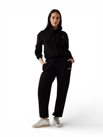 Guess Athleisure Cecilia Scuba Zip Sweatshirt - Felpe Donna - Nero