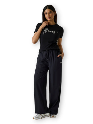 Guess Athleisure Circe Ss Cn T-Shirt - T-Shirt Donna - Nero
