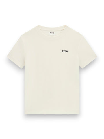 Guess Athleisure Milena Ss Cn T-Shirt - T-Shirt Donna - Panna