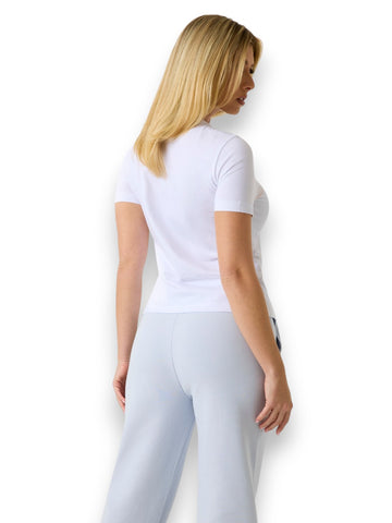 Guess Athleisure Siena Ss Cn T-Shirt - T-Shirt Donna - Bianco