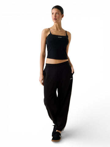 Guess Athleisure Jasmine Top - T-Shirt Donna - Nero