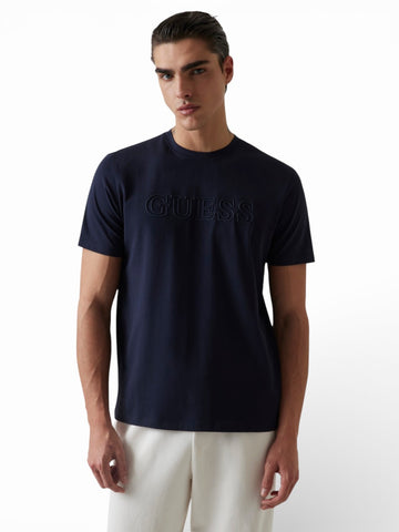 Guess Athleisure Ss Alphy T-Shirt - T-Shirt Uomo - Blu