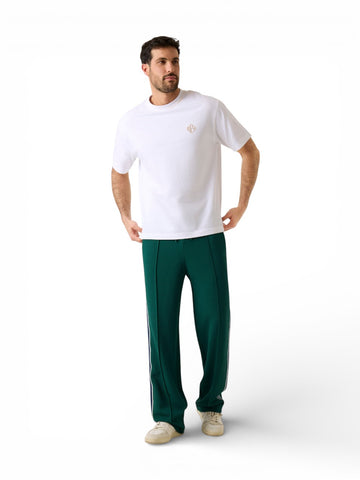Guess Athleisure Spiros Straight Leg Pant - Pantaloni Uomo - Verde/blu