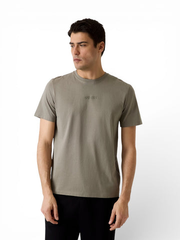 Guess Athleisure Ambrogio Cn Ss T-Shirt - T-Shirt Uomo - Salvia