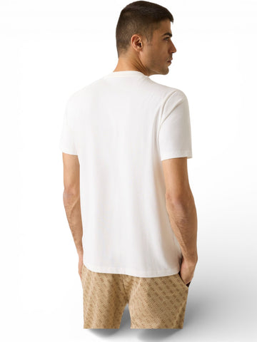 Guess Athleisure Cochise Cn Ss T-Shirt - T-Shirt Uomo - Bianco