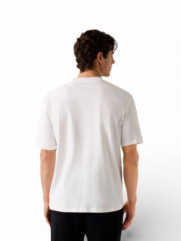 Guess Athleisure Giano Cn Ss T-Shirt - T-Shirt Uomo - Bianco