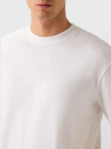 Guess Athleisure Giano Cn Ss T-Shirt - T-Shirt Uomo - Bianco