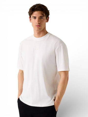 Guess Athleisure Giano Cn Ss T-Shirt - T-Shirt Uomo - Bianco