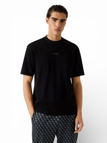 Guess Athleisure Giano Cn Ss T-Shirt - T-Shirt Uomo - Nero