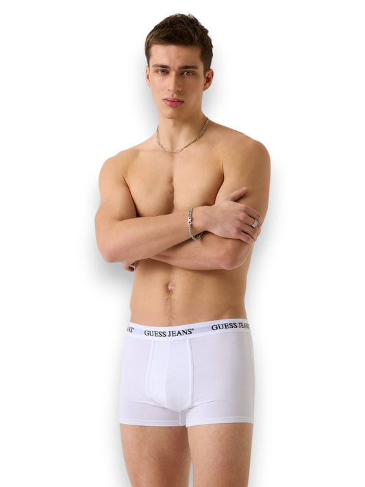 Guess Jeans Gj 3 Pack Boxer Brief - Intimo Uomo - Bianco