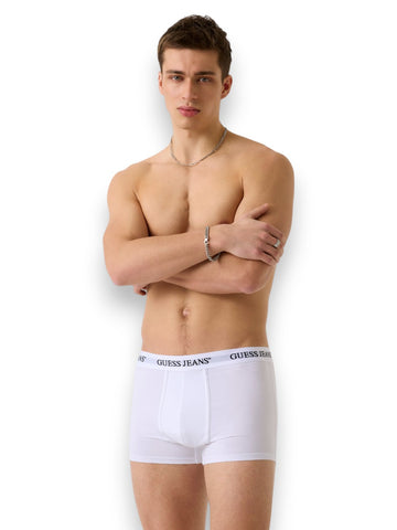 Guess Jeans Gj 3 Pack Boxer Brief - Intimo Uomo - Bianco