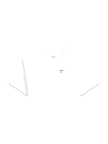 Guess Jeans Gj Ss Cn Os Mini Triangle Tee - T-Shirt Uomo - Bianco