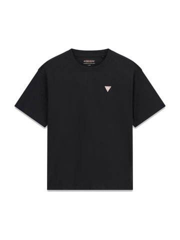 Guess Jeans Gj Ss Cn Os Mini Triangle Tee - T-Shirt Uomo - Nero