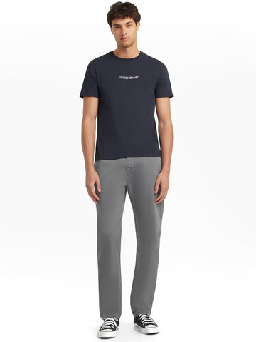 Guess Jeans Gj Ss Cn Slim Logo Embro Tee - T-Shirt Uomo - Daring Ocean
