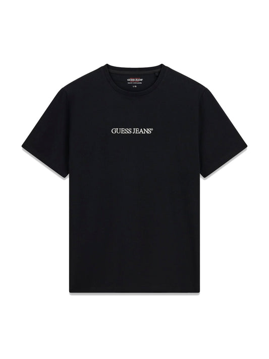Guess Jeans Gj Ss Cn Slim Logo Embro Tee - T-Shirt Uomo - Nero