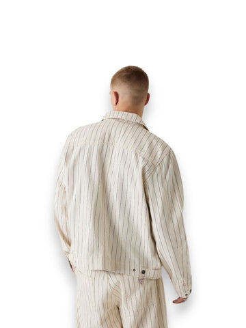 Guess Jeans Gj Detroit Jacket - Capospalla Uomo - Panna/blu