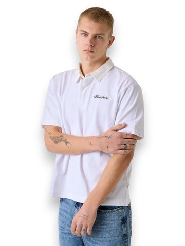 Guess Jeans Gj Ss Os Polo - T-Shirt Uomo - Bianco