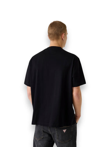 Guess Jeans Gj Ss Os Baker Logo Tee - T-Shirt Uomo - Nero