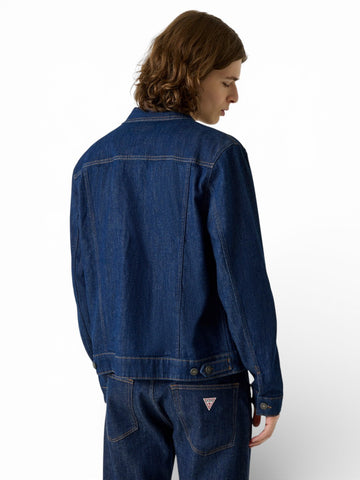 Guess Jeans Gj Mens Slim Trucker Jacket - Capospalla Uomo - Jeans