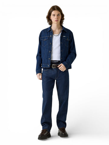 Guess Jeans Gj Mens Slim Trucker Jacket - Capospalla Uomo - Jeans