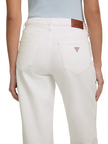 Guess Jeans Gj Boyfriend - Pantaloni Donna - Bianco