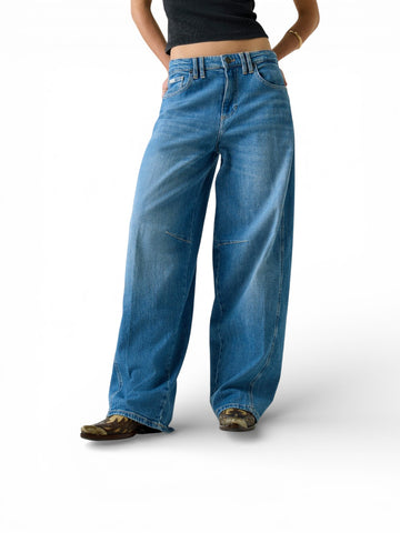 Guess Jeans Gj Barrel - Jeans Donna - Denim