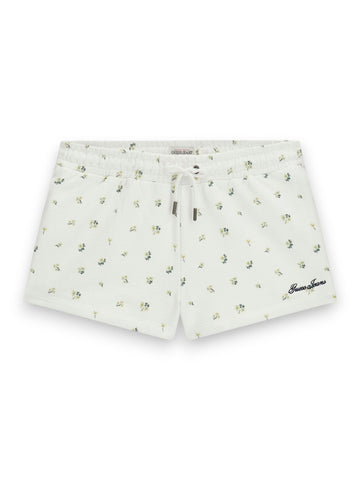 Guess Jeans Gj Printed Short - Shorts Donna - Bianco