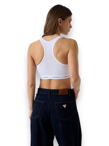 Guess Jeans Gj Padded Bralette - Intimo Donna - Bianco