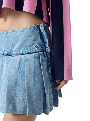 Guess Jeans Gj Pleated Skirt - Gonna Donna - Gj Vintage Mid