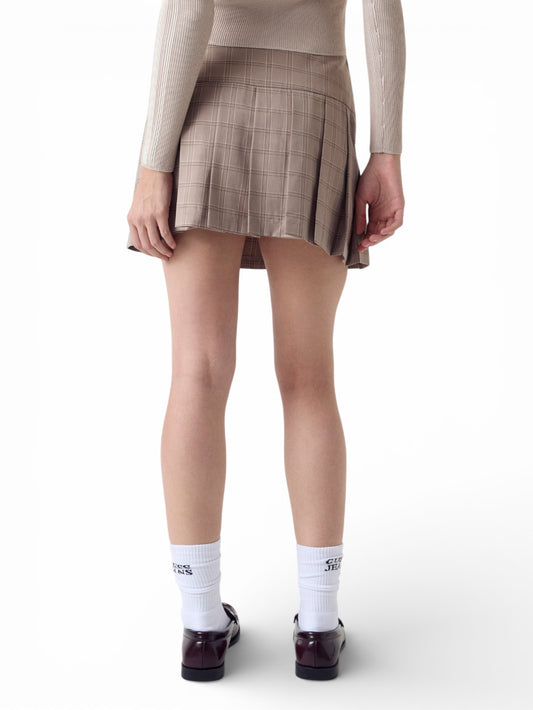 Guess Jeans Gj Mini Plaid Skirt - Gonna Donna - Fango